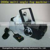 Multi Angle Fog Machine 2000w Dmx Smoking Machine DJ Equipment Stage Effect Mist Maker Haze