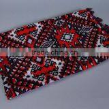 New Style Tassel Geometry Printed Cotton Voile Scarf thumbnail-3