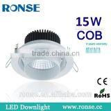 Ronse 15W Recessed Cob Ceiling Light 3000-5000k High Lumens Good Selling(RS-2028(B))