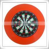 Blade/Round/Triangle Sisal Fiber Bristle Dart Board With Dart Surround/Protector thumbnail-4