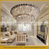 artistic light fitting manufactur crystal hotel lamp pendant furnishing light