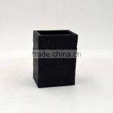 Black Rock Polyresin Bathroom Accessories Set for Hotel and Home thumbnail-3