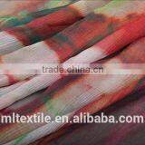 Woven Silk Chiffon Fabrics 100% Natural Printed Silk Chiffon Fabric