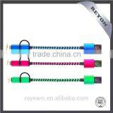 REYON Usb 2.0 Mini Braided Usb Cabnle 2 in 1