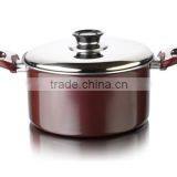 Large Non-stick Ceramic Cooking Pot Aluminum Stock Pot thumbnail-3