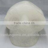 Different Size Milkly Quartz Gemstone Skull thumbnail-1