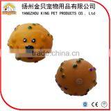 Customized Design Rubber Squeaky Pet Toy Sounding Dog Hedgehog thumbnail-4