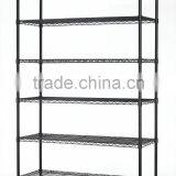 Adjustable Metal 4 Tiers Chrome Carbon Steel Wire Shelving Rack thumbnail-5