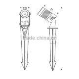 3W 2015 Best Selling LED Garden Spotlights Change Colors thumbnail-2