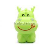 LOVELY GREEN ANIMAL SHAPE USB RECHARGEABLE LED TABLE LAMP FASHION GIFT thumbnail-1