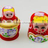 2016 Hot Sale Custom Printing Wooden Chinese Factory Nesting Dolls Set thumbnail-3