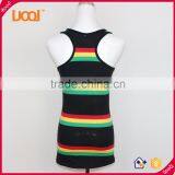 100% Cotton Women Fashion Gym Tank Top/wholesale Fancy Tops for Girls thumbnail-3