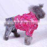 Spring Sequins Yarn Denim Cloth Dog Apparels With Four-legs thumbnail-6