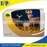 3pcs Assorted Pvc White-tailed Wild Deer Toy With PDQ thumbnail-1
