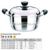 Durable American-style Stainless Steel Double-bottom Sauce Pot thumbnail-1