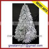 new custom style outdoor snowing artificial christmas tree with snow