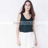 Girls U-Neck Camisole Tops Singlets T-shirt Summer Clothing OEM Type Manufacturers From Guangzhou thumbnail-1