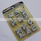 Factory Manufacture Alphabet Letter Decorative Glitter Chipboard Sticker thumbnail-1