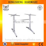 HS-A123 aluminum table base table base for marble brass table base