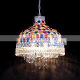 Glass White Tiffany Lamps Hanging Light thumbnail-2