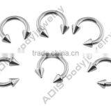 G23 Titanium Horseshoe Barbell,body Piercing Jewelry thumbnail-1