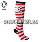 Fashion Red Double Monkey Lovely Girl Knee High Socks thumbnail-6