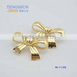 Metel Bowknot Label for Purse Zinc Alloy Accessories for Bags or Shoes Wholesale