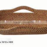 Bread Rattan Tray With Handle Vietnam Handicraft Product thumbnail-1