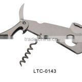 2 in 1Stainless Steel Cigar Cutter With Bottle Opener