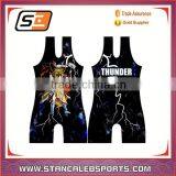 Stan Caleb China Wholesale Custom Youth Cool Cheap Sublimated Wrestling Singlet