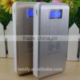 Qi Wireless Power Bank Charger 12000mah Real Capacity,LED and Digital Capacity Display,dual USB Output thumbnail-5