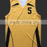 Custom sublimation basketball jersey top