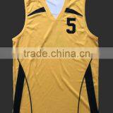 Custom sublimation basketball jersey top