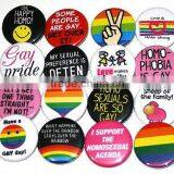 Gay Pride Button Badge,rainbow Lapel Pins Badges