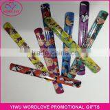 Heat Transfer Full Color Printing PVC Slap Wrap Band Wide Wristbands thumbnail-2