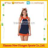 Wholesale Fashion One-pieces Tank Top Spandex Cheerleading Uniforms thumbnail-1
