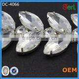 Wholesale Rhinestone Metal Cup Chain, Rhinestone Trimming for Dress, Rhinestone Cup Chain thumbnail-2