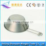 T Sharp Titanium Bowl 300ml and Titanium Pan for Outdoor Cooking Set thumbnail-2