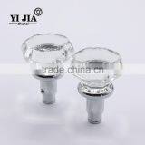 2 1/6 Inch Aqua Color Victorian Style Glass Door Handles and Knobs