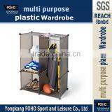 AL0021 Black Color Diy Creative Closet Organizer Idea Resin Storage Cabinet in Living Room