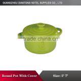 Ceramic Casserole Soup Pots With Lid for Hotel & Restaurant 5''/7''