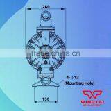 1 1/2'' High Pressure Air Operated Double Diaphragm Pump 40# thumbnail-3