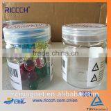 High Quality Acrylic Strong Transparent Magnet Push Pin N35 Customized Office Magnets/memo Magnets thumbnail-2