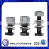 Factory Customized Carbon Steel Black Stud/Bolt And Nut thumbnail-1