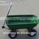 Four Wheel Garden Tool Cart TC2145 With Poly Tray thumbnail-1