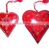 Beautiful Christmas Decorationred New Style Hanging Heart thumbnail-1