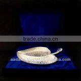 New Design Silver-Plated Leaf Shaped Decorative Gift Item Silver Plated Dish thumbnail-3