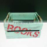 Wooden Books Crates,printed Wooden Crate for Book,book Storage Wood Crates thumbnail-2