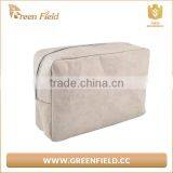 Green Field Washable Kraft Paper Fabric Makeup Cosmetic Bag thumbnail-1