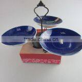 Glazed Ceramic Cake Stand With Color Box in Stock thumbnail-2
